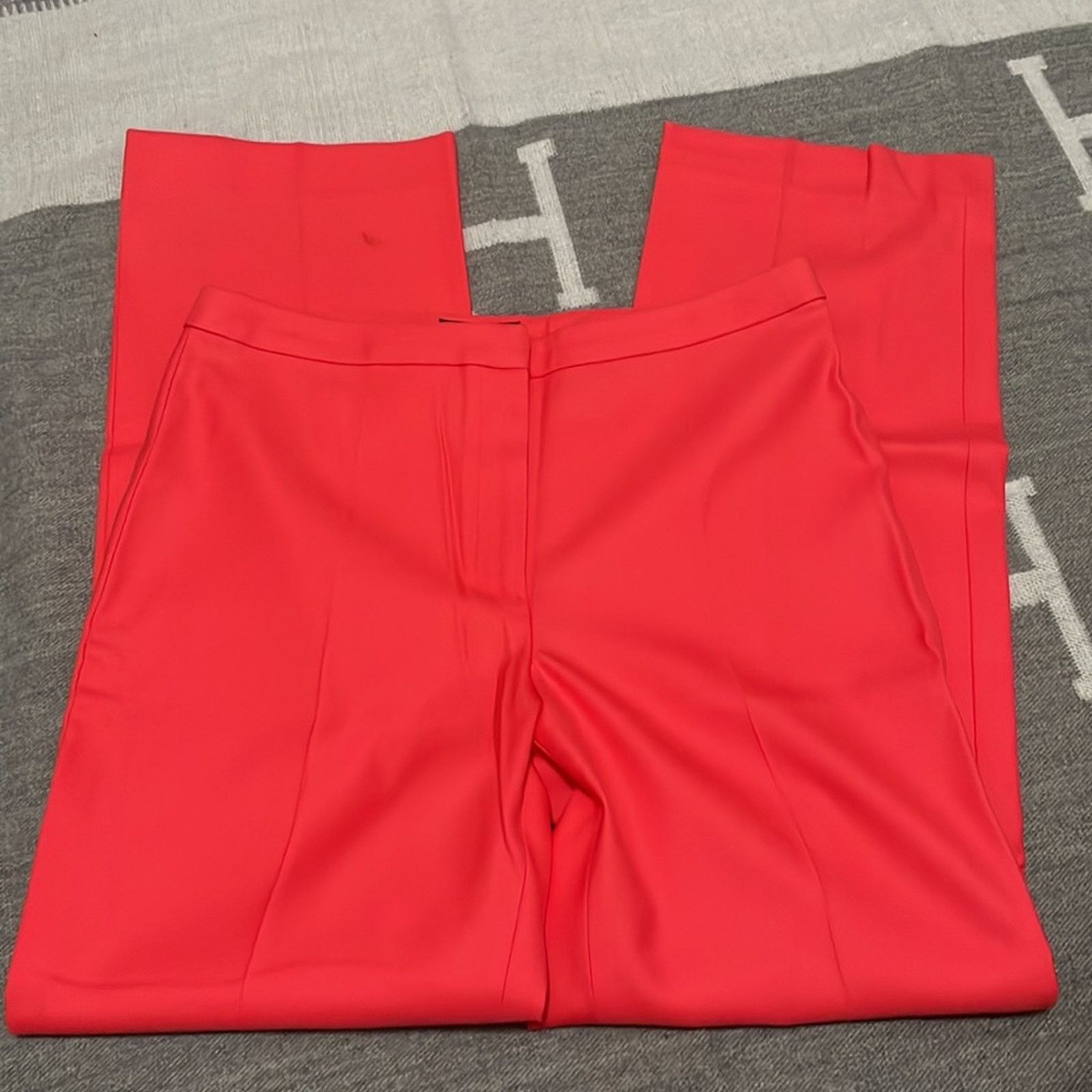 Versace Vintage Gianni Versace Couture Runway Bright Coral Pants Size 28" / US 6 / IT 42 - 3 Thumbnail