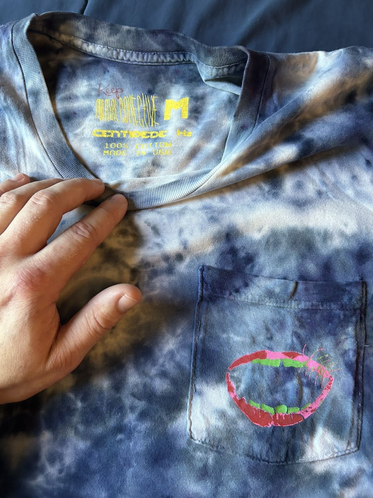 Band Tees Animal Collective x Pocket Tee x Tie Dye Size US M / EU 48-50 / 2 - 3 Thumbnail
