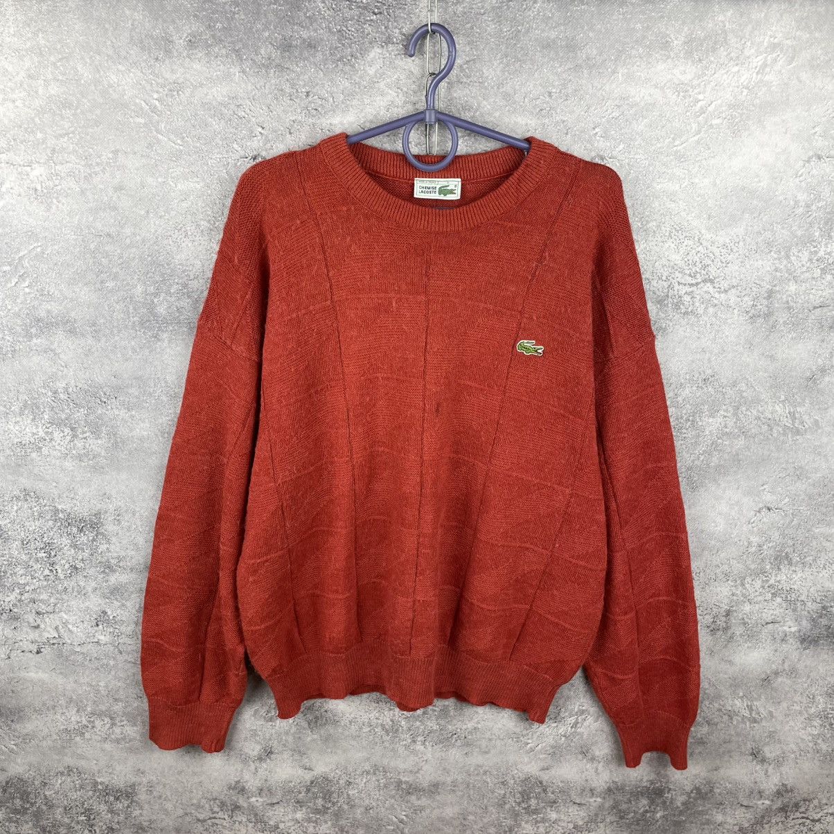 Lacoste Vintage Chemise Lacoste Wool Knit Sweater Size US XL / EU 56 / 4 - 1 Thumbnail