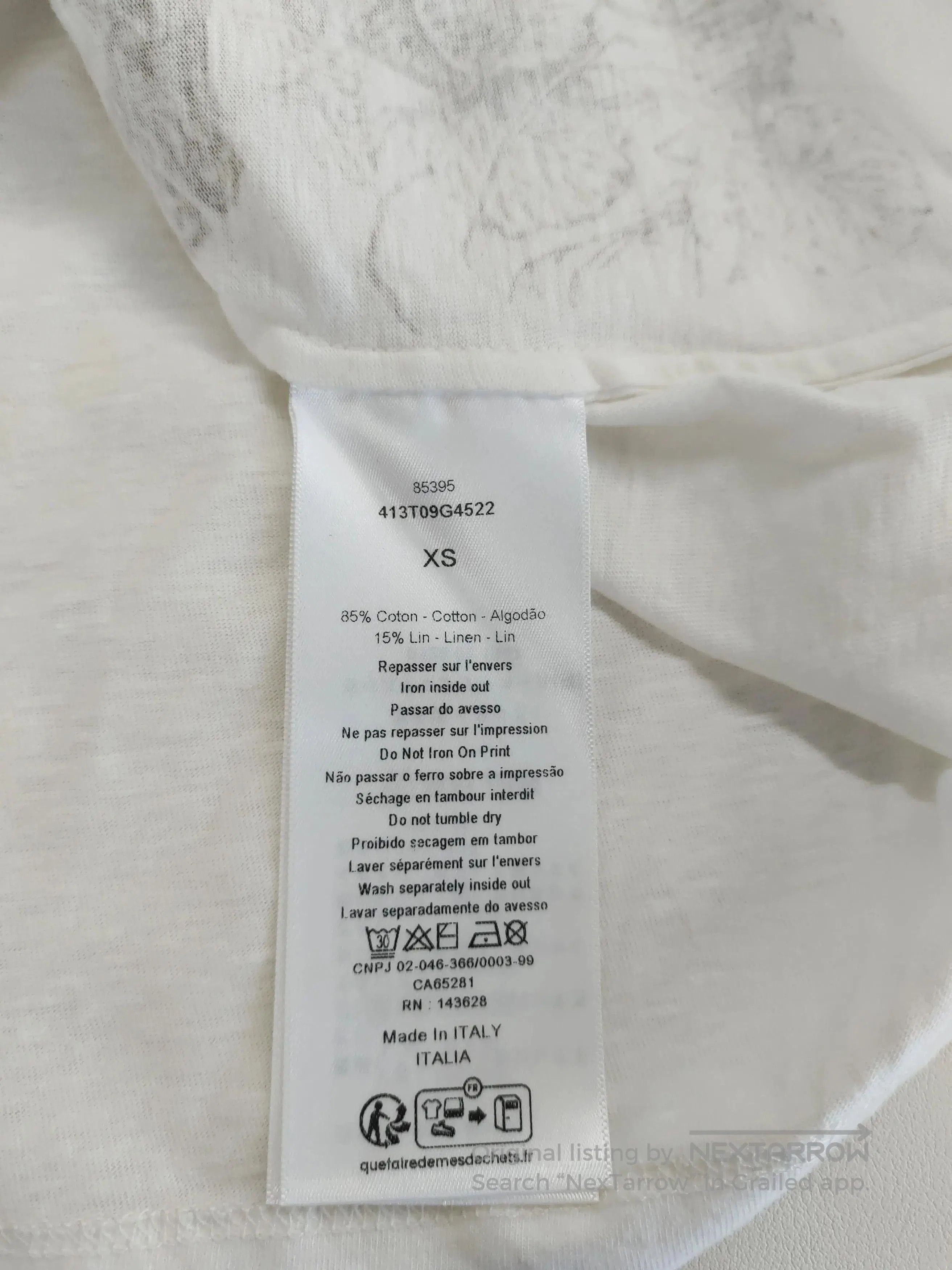 Dior dior gold butterfly print short sleeve shirt. Size US XS / EU 42 / 0 - 4 Thumbnail