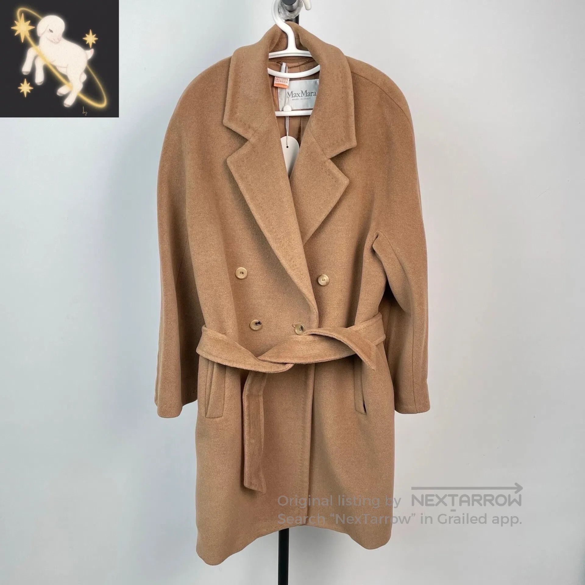 Max Mara Max Mara Brown mid-length cashmere coat| Size XXS / US 00 / IT 34 - 1 Thumbnail