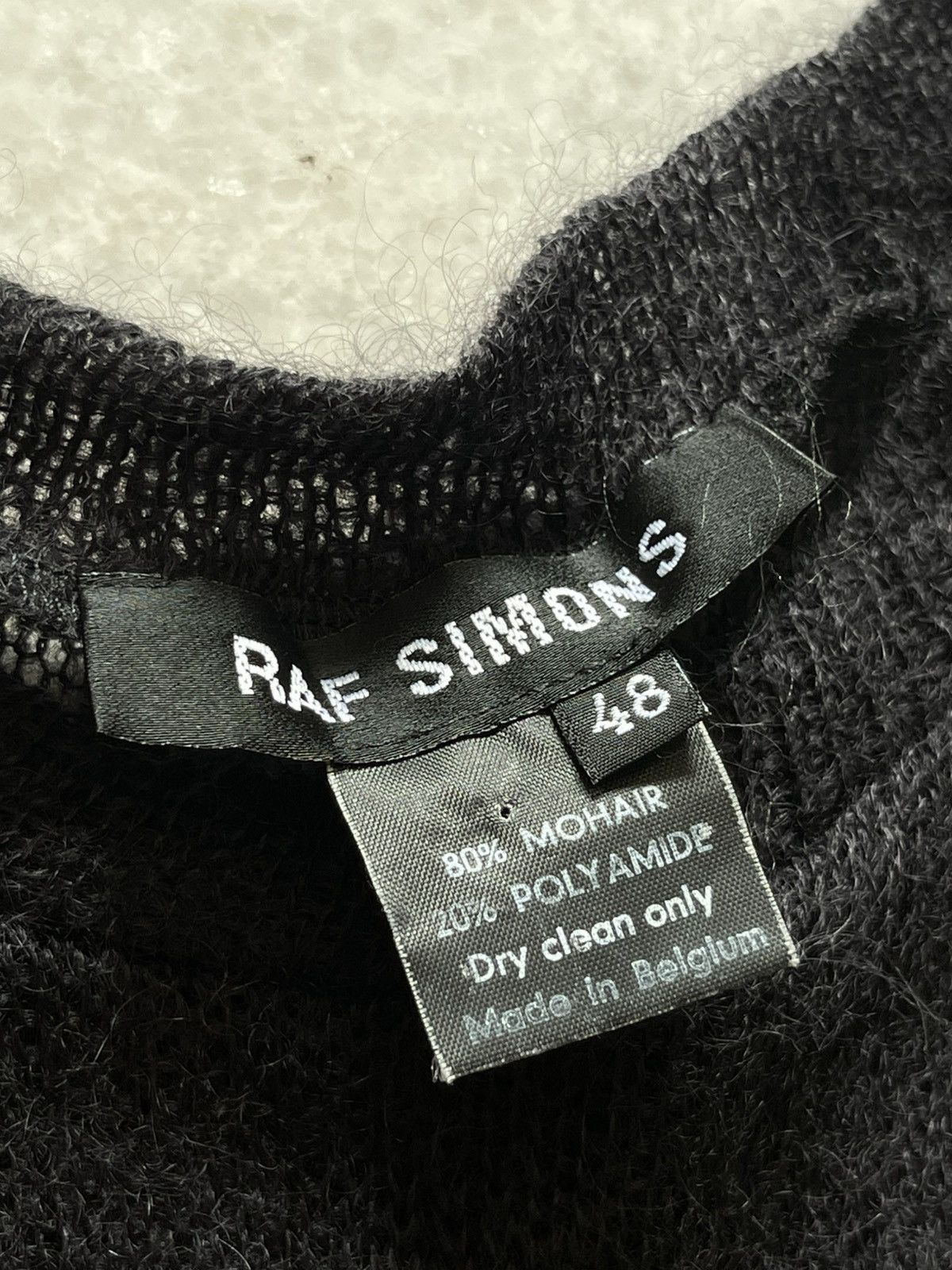 Raf Simons 1998 Raf Simons Radioactivity Mesh Mohair Tee Size US S / EU 44-46 / 1 - 15 Thumbnail