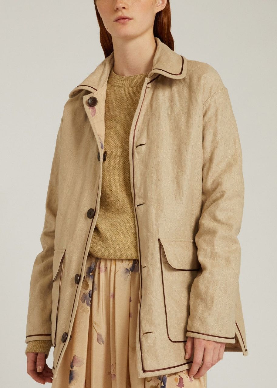 Loro Piana o1srvl11e0424 Jacket in Brown Size M / US 6-8 / IT 42-44 - 1 Preview