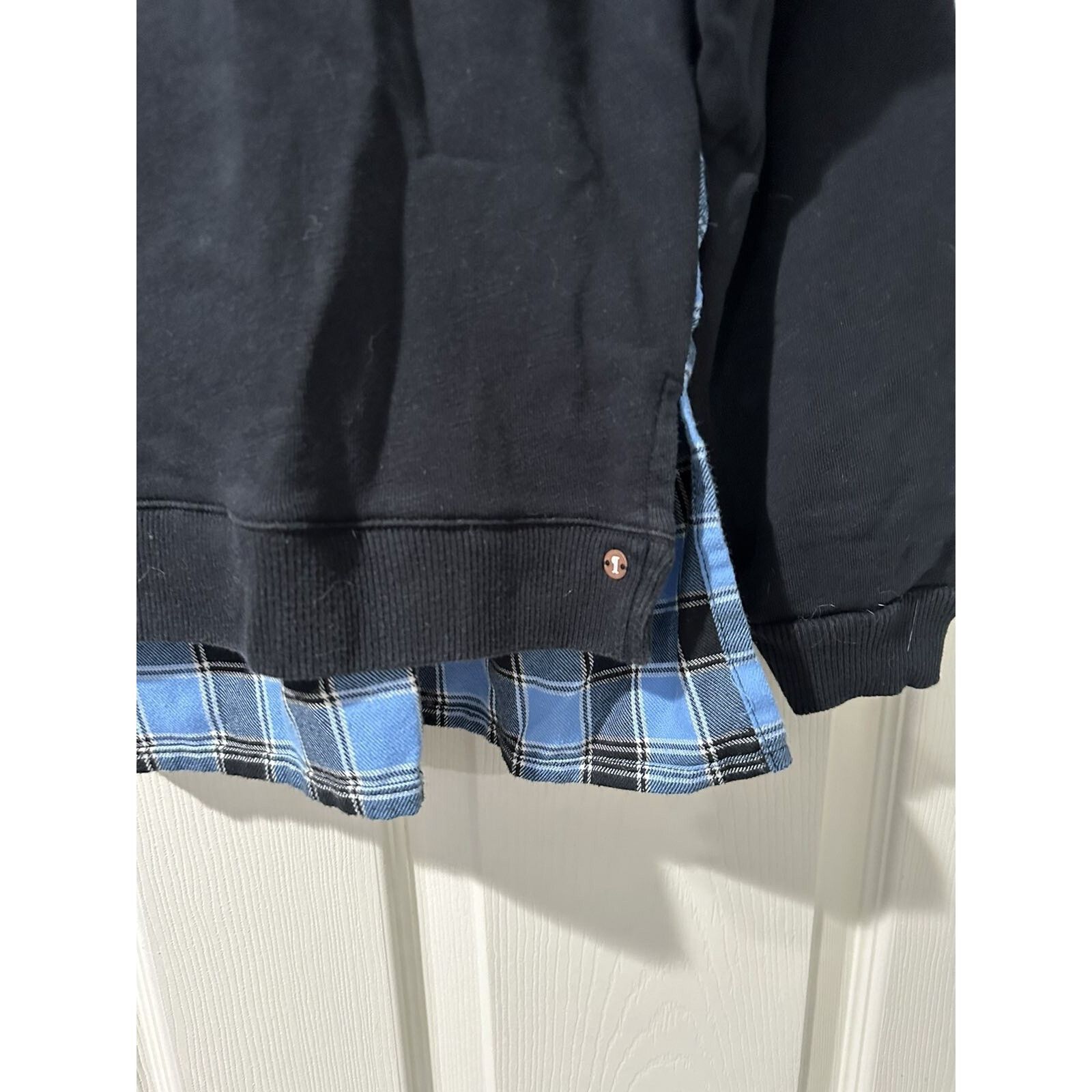 & Other Stories Anthropologie Pilcro Black/Blue Sweatshirt Size M A003304 Size M / US 6-8 / IT 42-44 - 7 Thumbnail