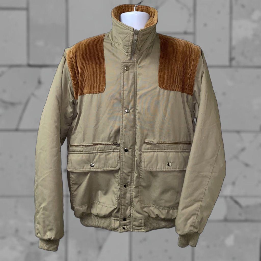 Vintage John Paul Goebel Jacket Full Zip Mens L Beige Polyester/Cotton Size US L / EU 52-54 / 3 - 1 Thumbnail