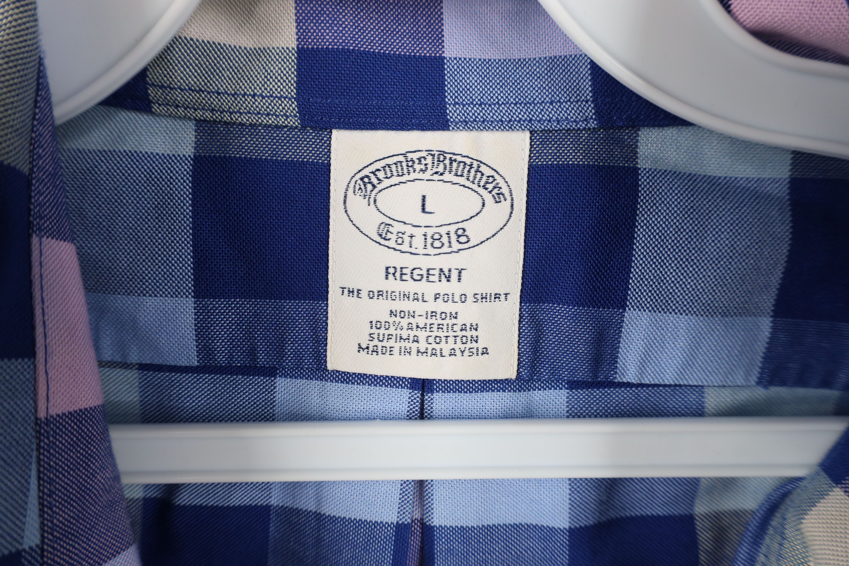 Brooks Brothers Vintage Brooks Brothers Cotton Button Down Shirt Plaid Size US L / EU 52-54 / 3 - 8 Thumbnail