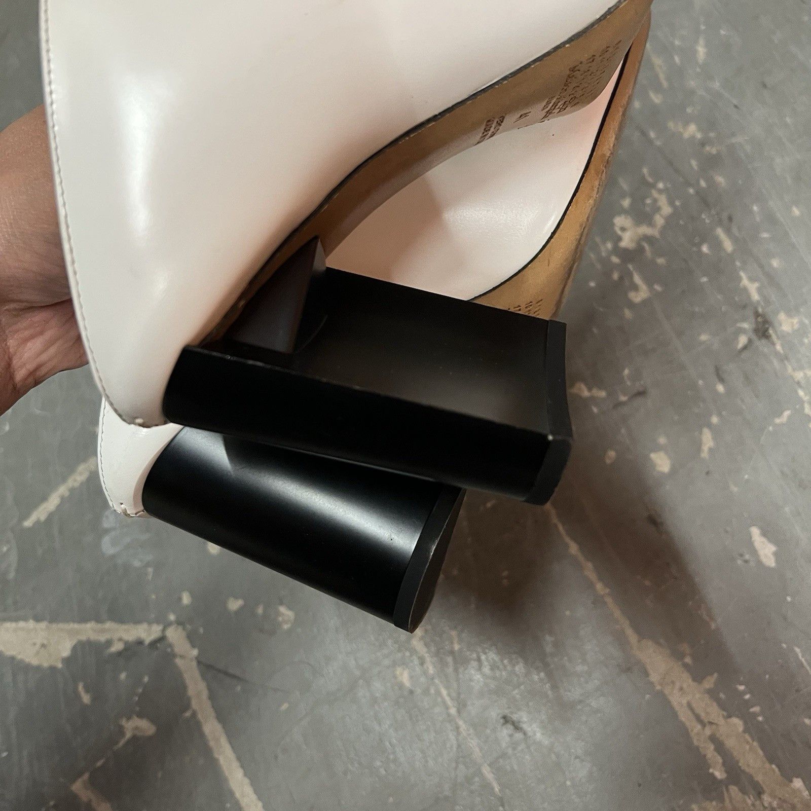 Maison Margiela Maison Margiela Archive Angular Heel White Mules Size 41 Size US 11 / IT 41 - 2 Thumbnail