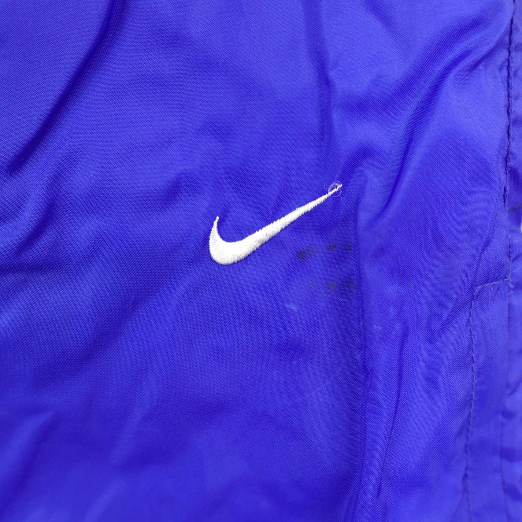 Nike VINTAGE Nike Pants Women L Large Blue Windbreaker Track Ankle Zip Jogger Y2K Size 36" / US 14 / IT 50 - 4 Thumbnail