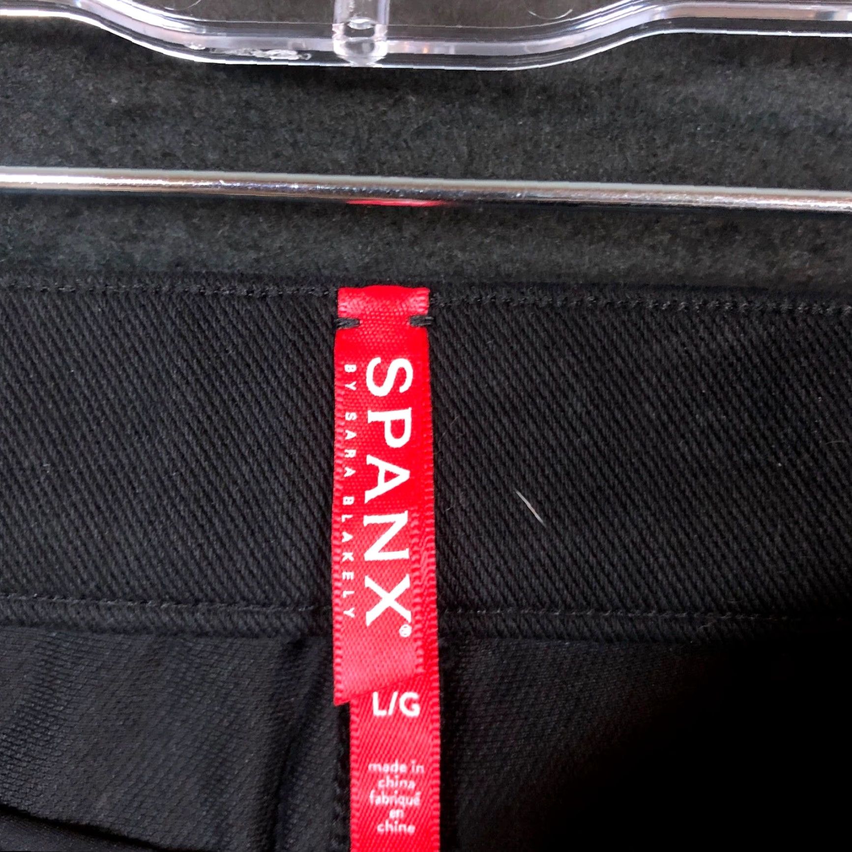 Spanx VINTAGE Spanx Womens Pants Black Pull On High Rise Skinny Jeggings Stretch Large Size 36" / US 14 / IT 50 - 4 Thumbnail