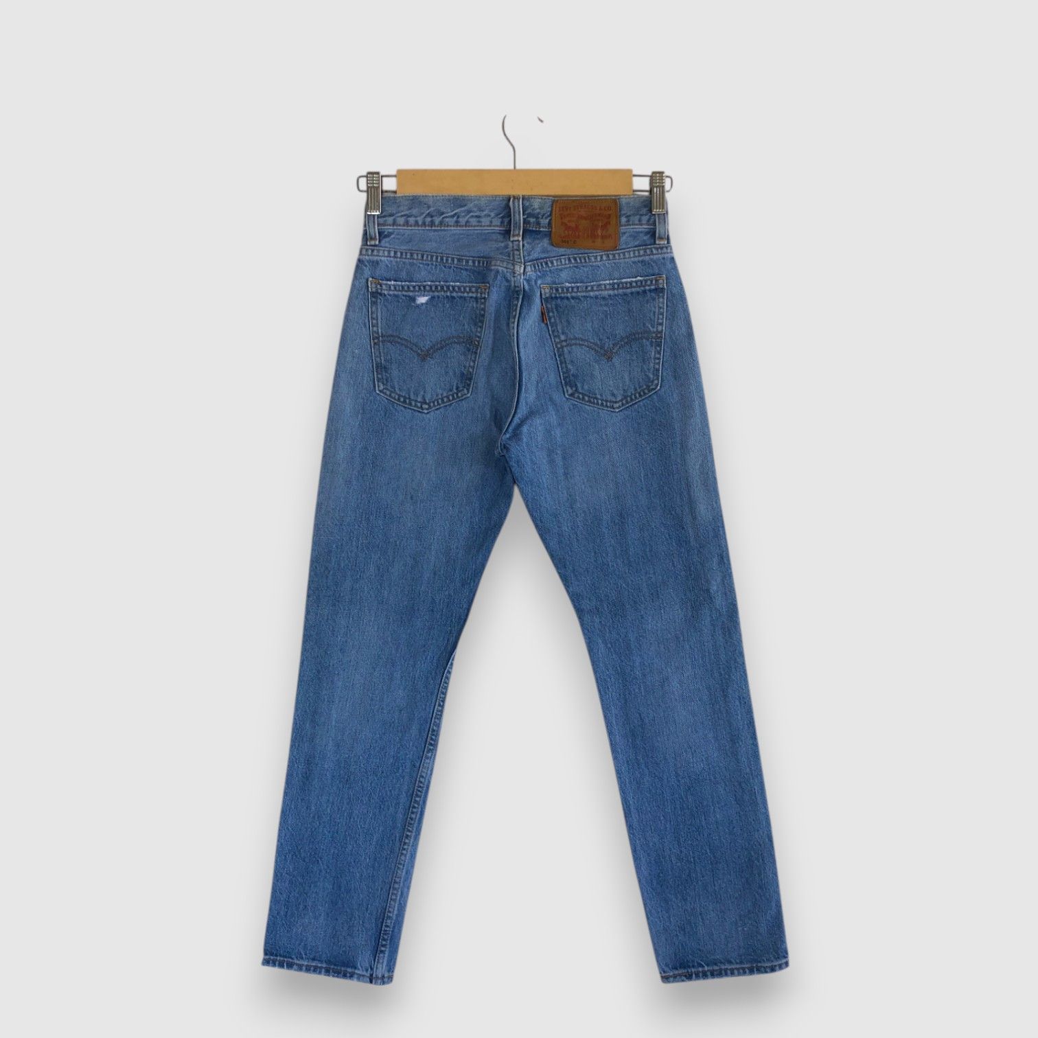 Levi's Vintage Y2K Levis Distressed Jeans Levi's 505 Faded Denim Size 26" / US 2 / IT 38 - 2 Thumbnail