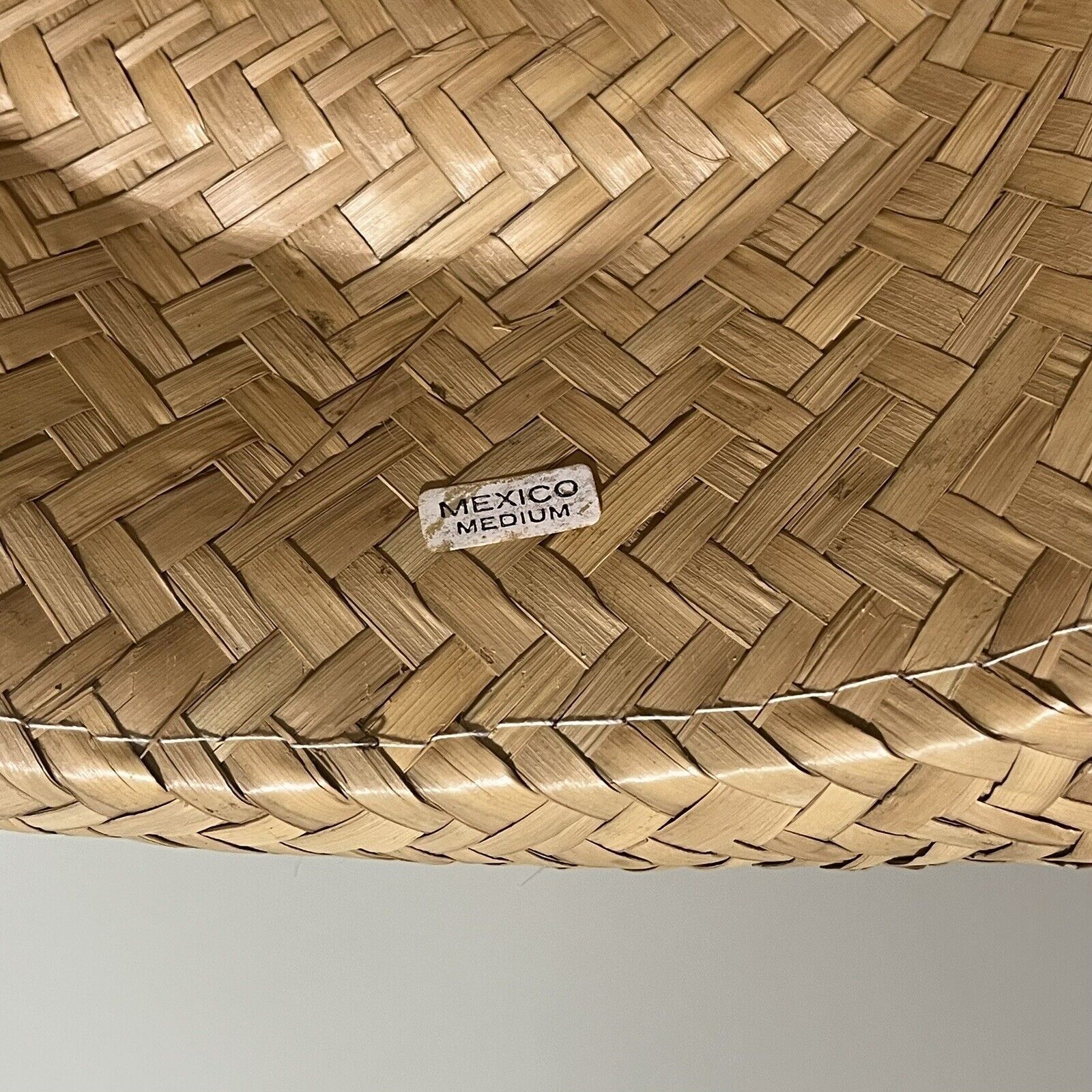 Other Mexican Straw Morcon Cowboy Hat Medium Size ONE SIZE - 9 Thumbnail