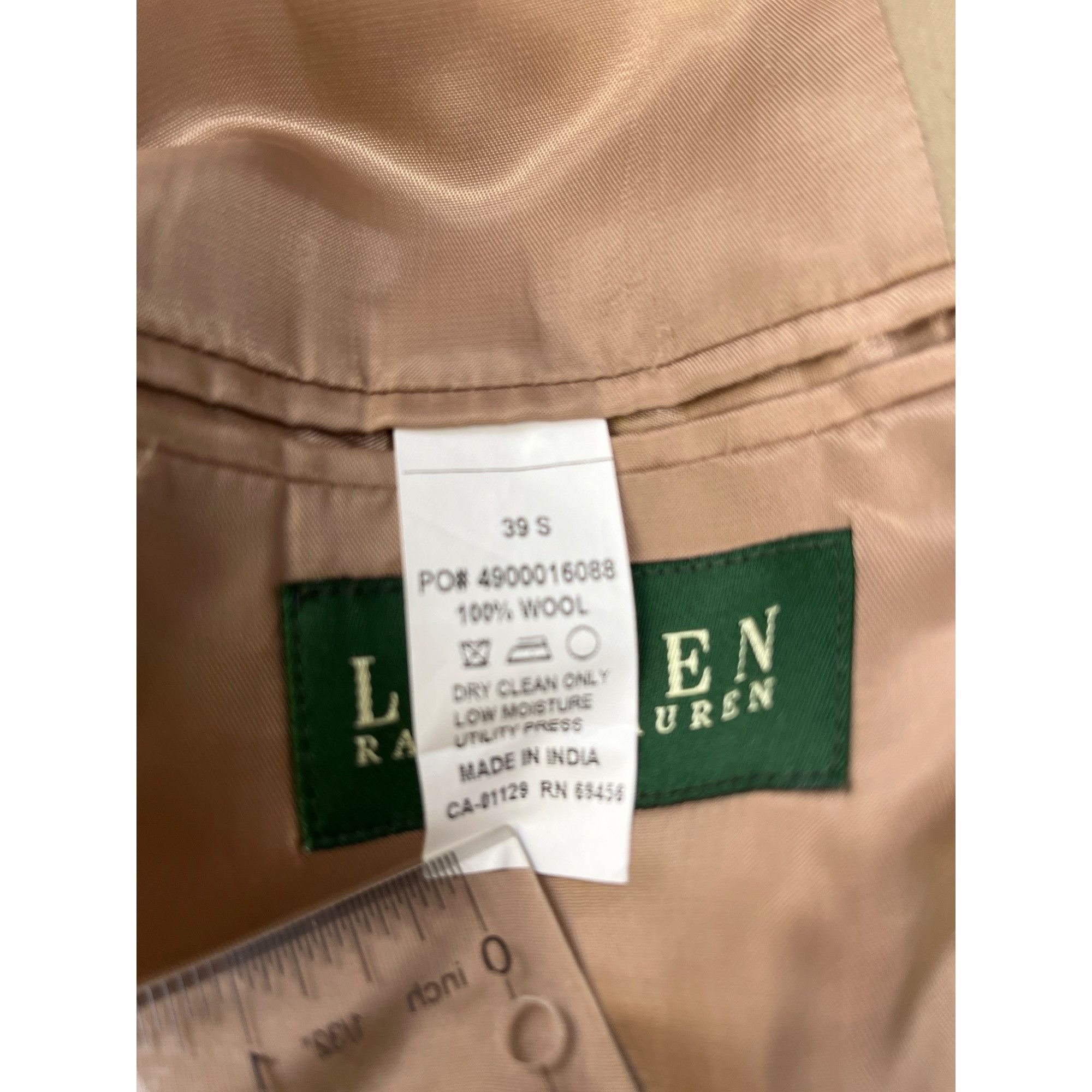 Lauren Ralph Lauren Lauren Ralph Lauren Men's Beige Blazer Sport/Coats Size 9 SK Size 34S - 7 Thumbnail