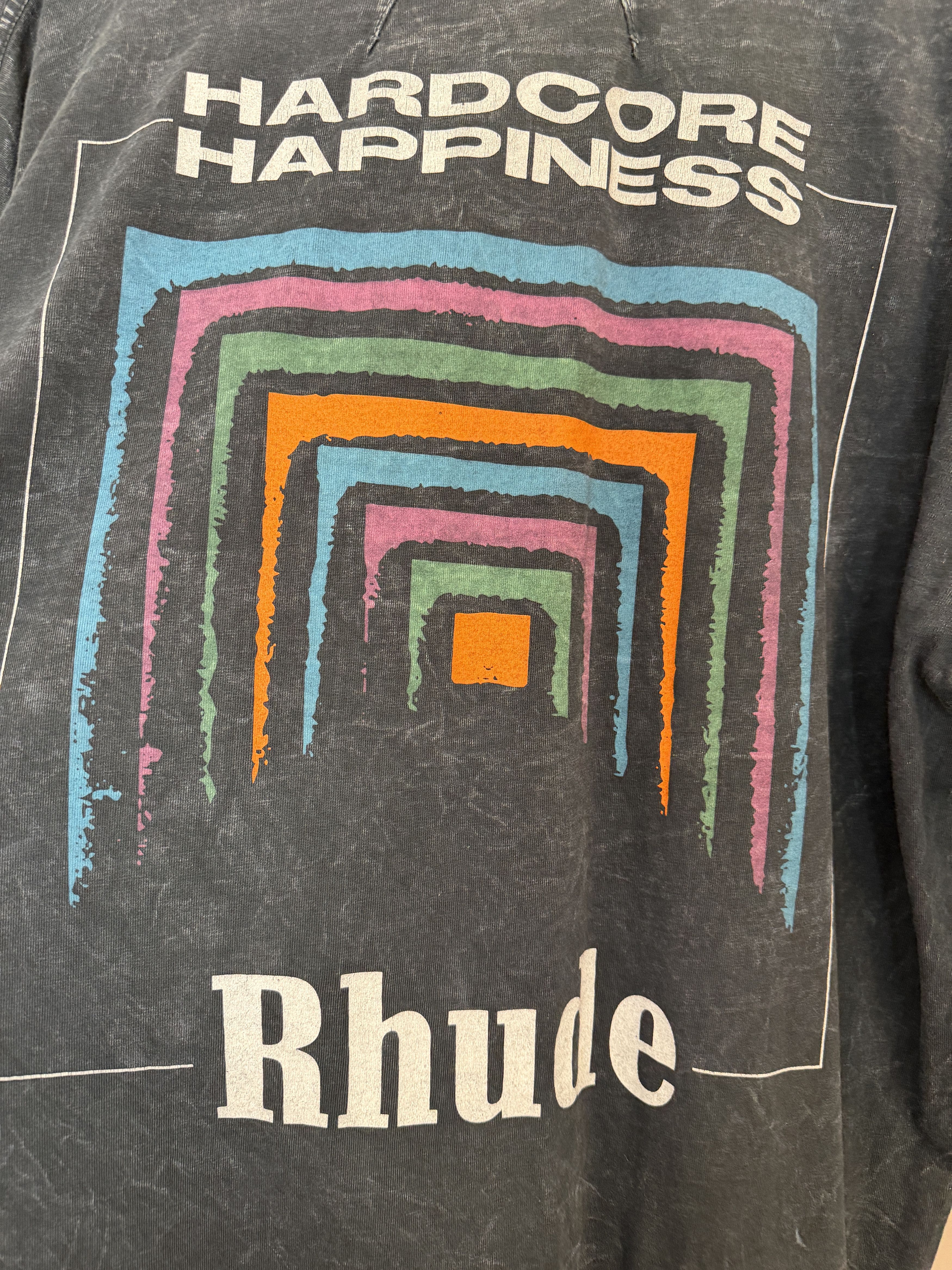 Rhude Rhude Happiness Long Sleeve T (Fits like L / Actual Size S) Size US L / EU 52-54 / 3 - 6 Thumbnail