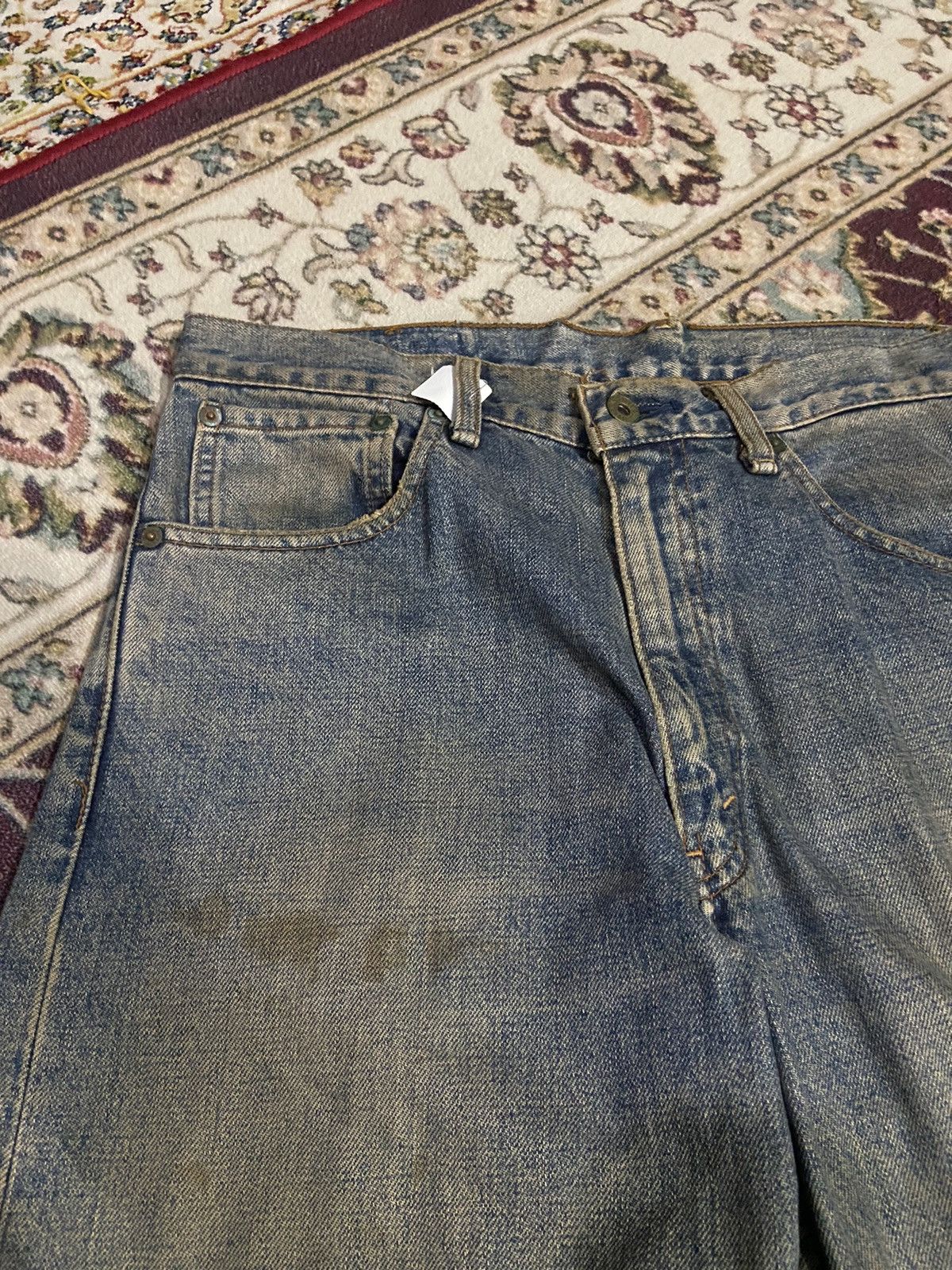 If Six Was Nine Vintage Levis 503 jeans red inside clothing flare Size US 32 / EU 48 - 22 Thumbnail