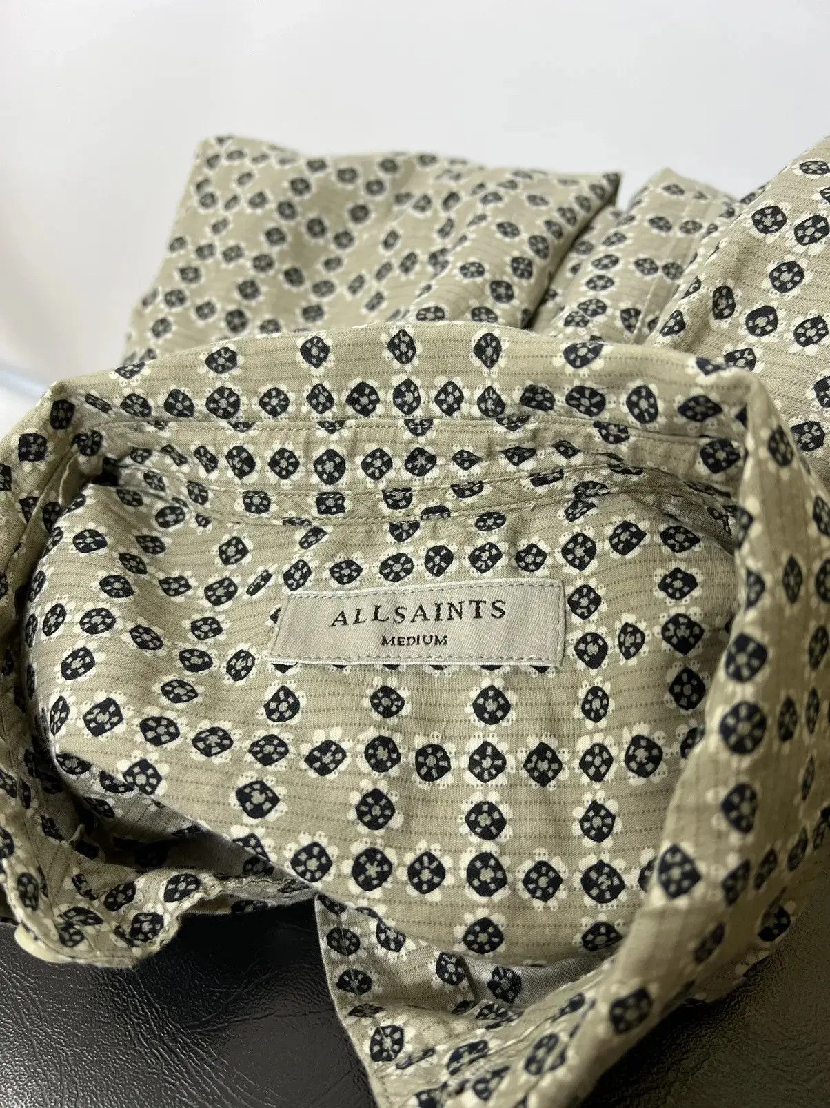 Allsaints × Japanese Brand All Saints Grid LS shirt Size US M / EU 48-50 / 2 - 4 Thumbnail