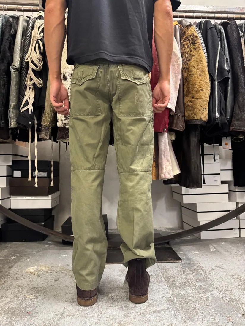 Designer × Marithe + Francois Girbaud × Vintage 2000s Marithé + François Girbaud Olive Straight Pants Size US 31 - 4 Thumbnail