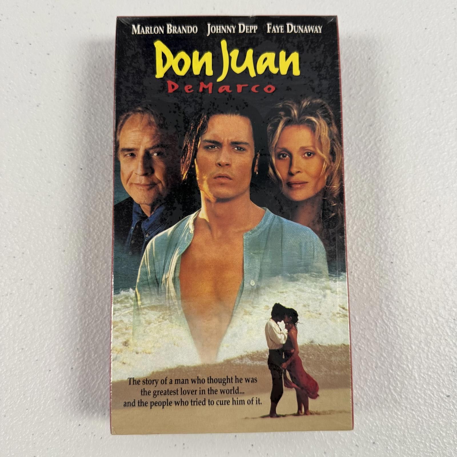 Designer Don Juan DeMarco VHS 1995 Brando Depp DS SEALED RARE Size ONE SIZE - 1 Thumbnail