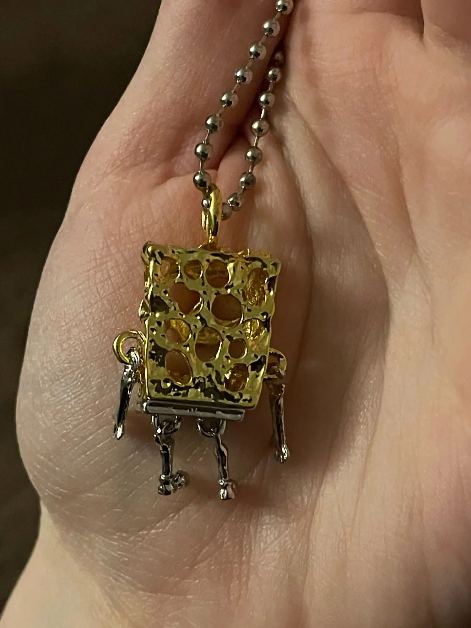 Other SpongeBob SquarePants Skull Pendant Cartoon Necklace Size ONE SIZE - 7 Thumbnail