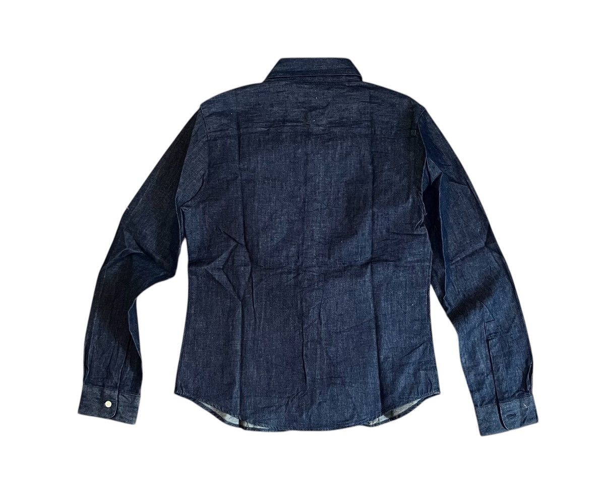 Issey Miyake TAX FREE 🇺🇸 issey miyake im dark denim button up shirt Size US M / EU 48-50 / 2 - 6 Thumbnail
