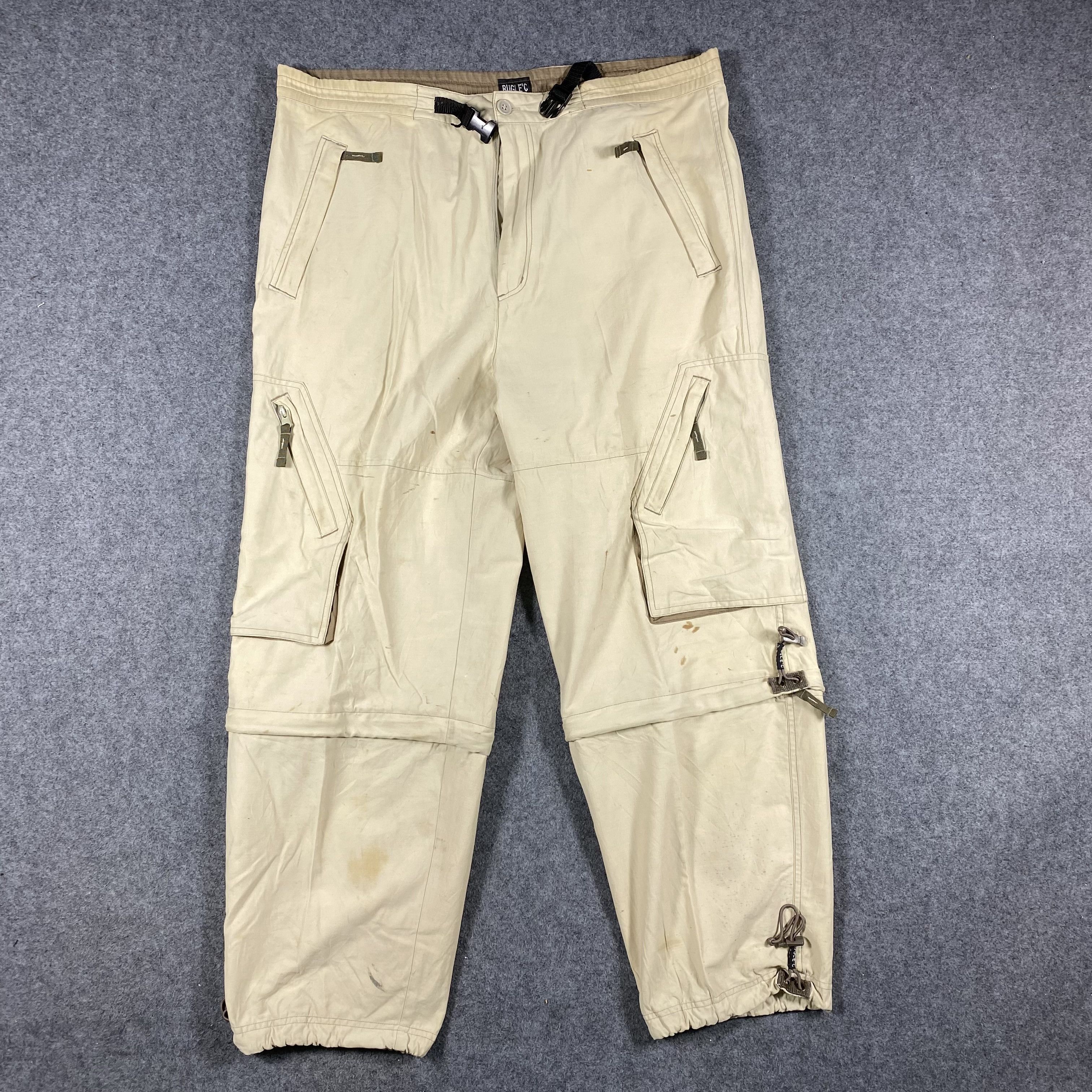 Japanese Brand Vintage Michel Klein Homme Tactical Multipocket 