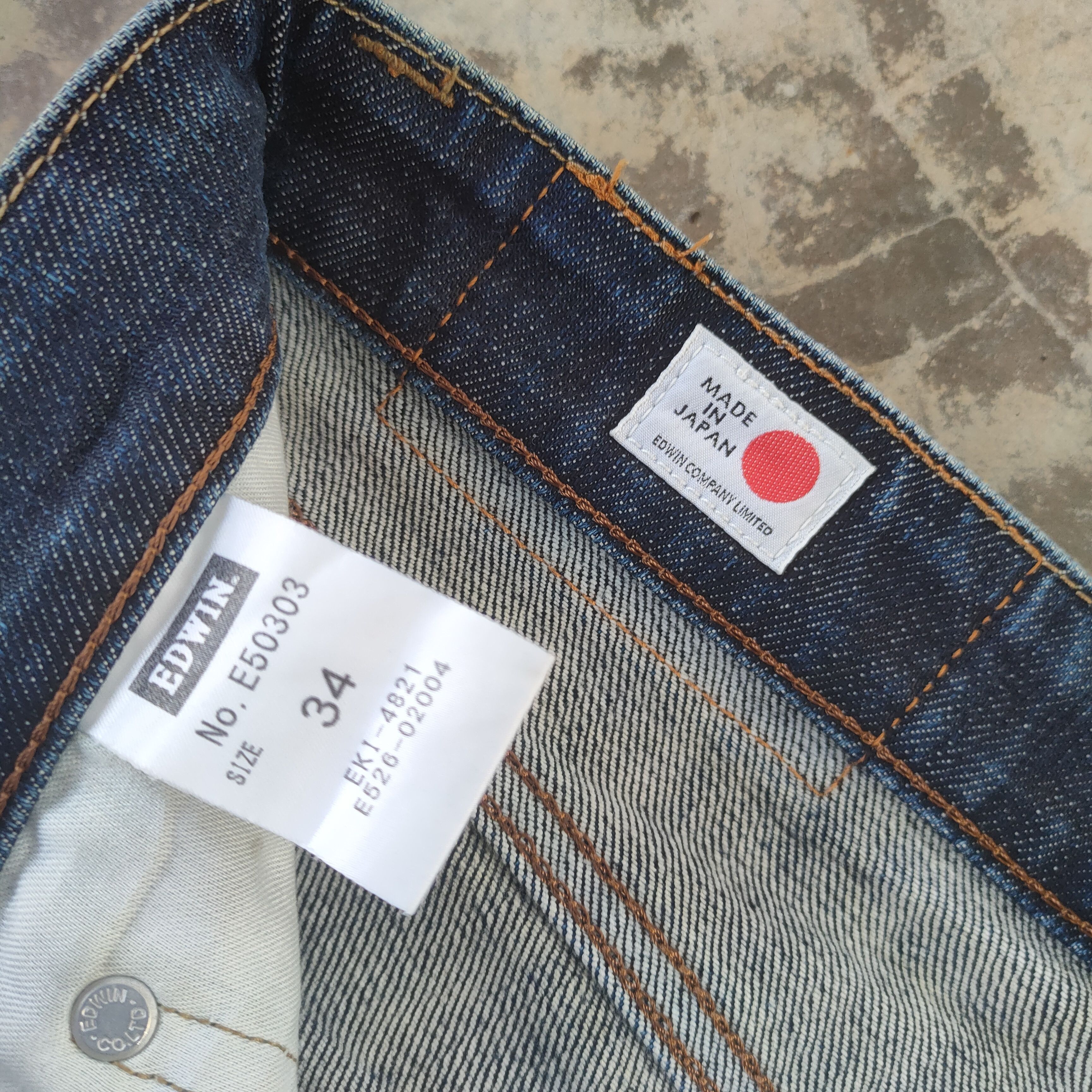 Edwin W34 VINTAGE EDWIN FADED DISTRESSED JEAN DENIM PANTS Size US 34 / EU 50 - 8 Thumbnail
