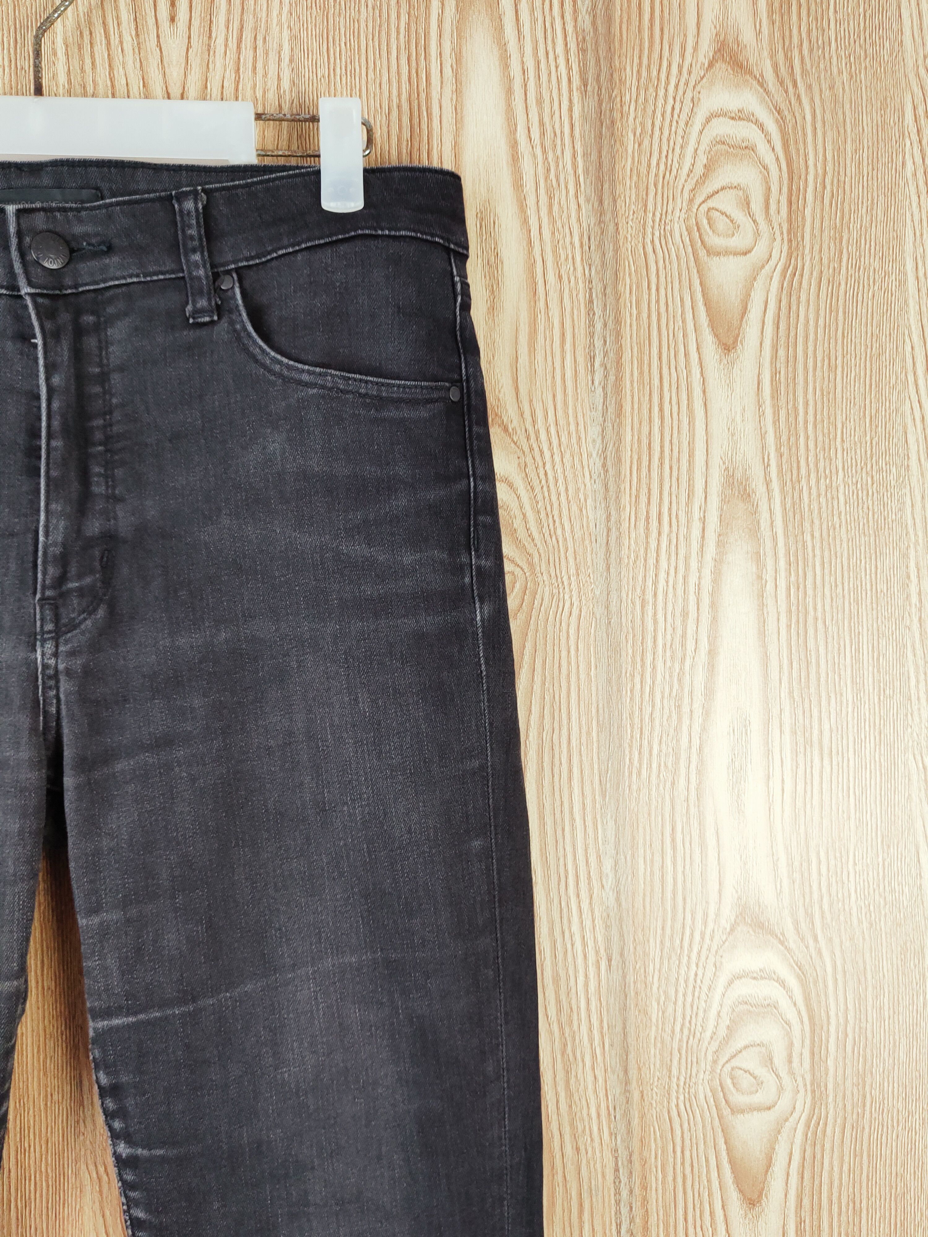 Japanese Brand Uniqlo fabirc by kaihara Black Distressed Ripped Jeans #W609 Size US 30 / EU 46 - 5 Thumbnail