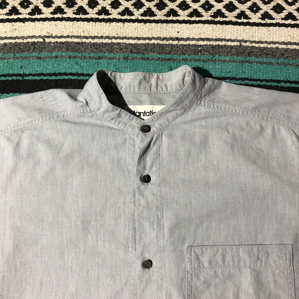 Issey Miyake Plantation Shanghai Boxy Shirt 🥬 Size US M / EU 48-50 / 2 - 2 Thumbnail