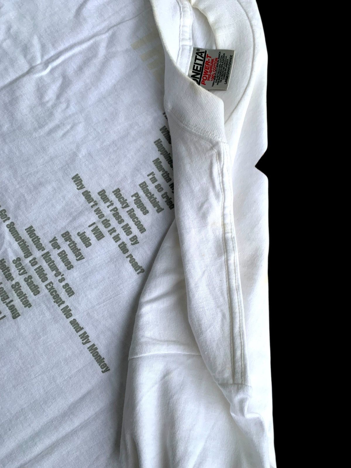 Band Tees × Japanese Brand × Vintage Vintage 90s The Beatles White Album T-shirt Size US L / EU 52-54 / 3 - 14 Thumbnail