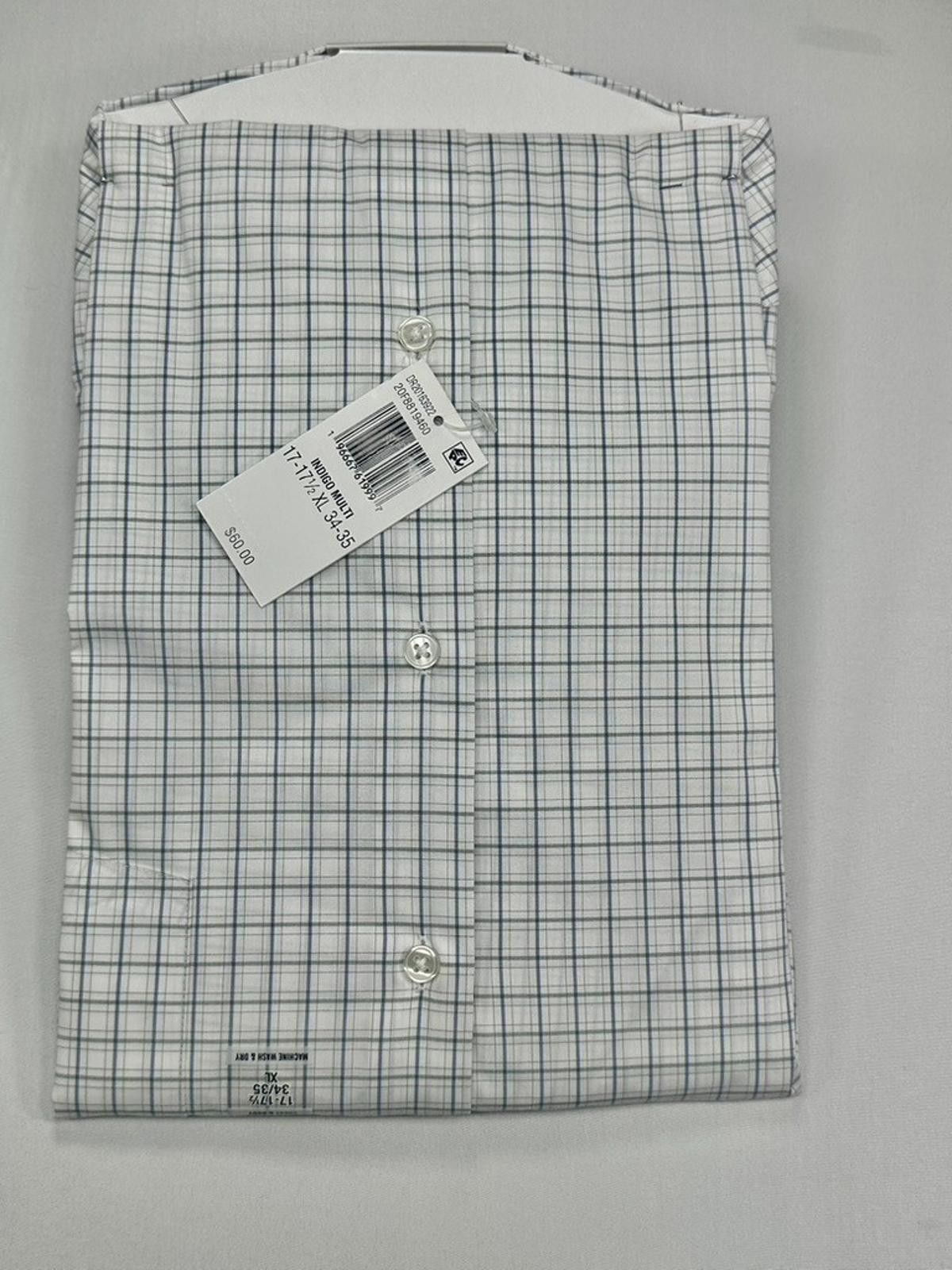 Van Heusen Van Heusen Wrinkle Free Stain Shield Reg. Fit White Men's XL Size 44R - 9 Thumbnail