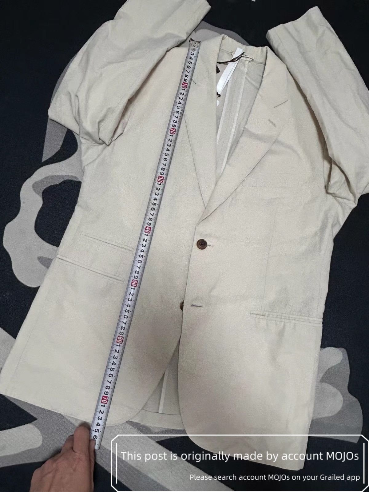 Hermes Sz 50 Hermes Linen White Blazer mojos1155 Size US M / EU 48-50 / 2 - 5 Thumbnail