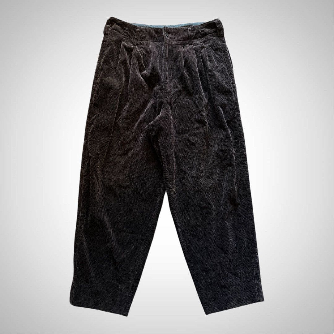 Yohji Yamamoto Yohji Yamamoto Pour Homme - Wide Corduroy Pants from AW 1996 Size US 32 / EU 48 - 1 Thumbnail
