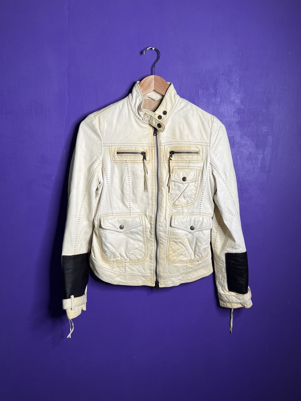 Marlboro Classics × Vintage Vintage 70s Marlboro classics lambskin leather jacket Size US S / EU 44-46 / 1 - 1 Thumbnail
