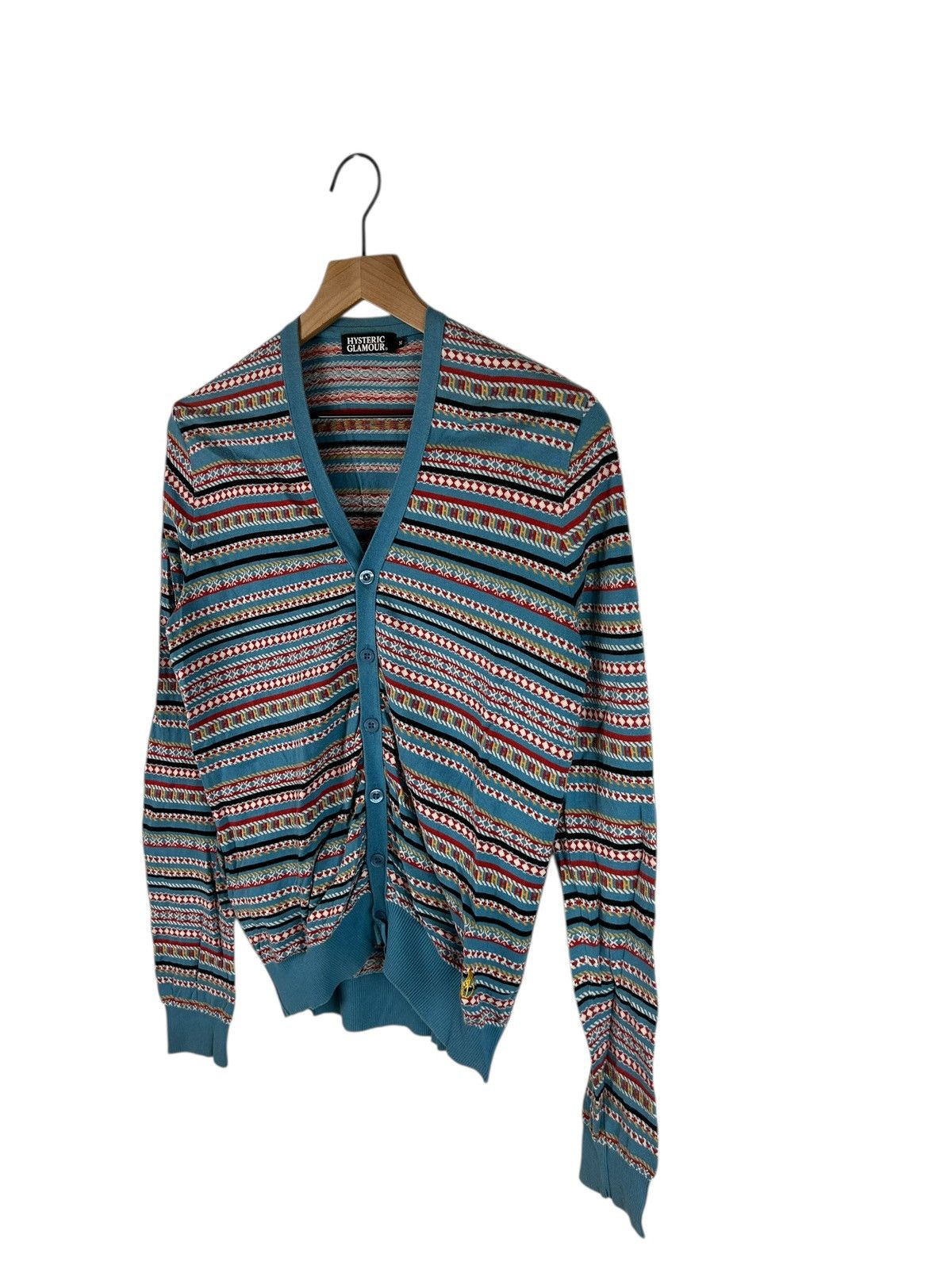 Hysteric Glamour Hysteric Glamour Stripe Cardigan Size US M / EU 48-50 / 2 - 2 Thumbnail