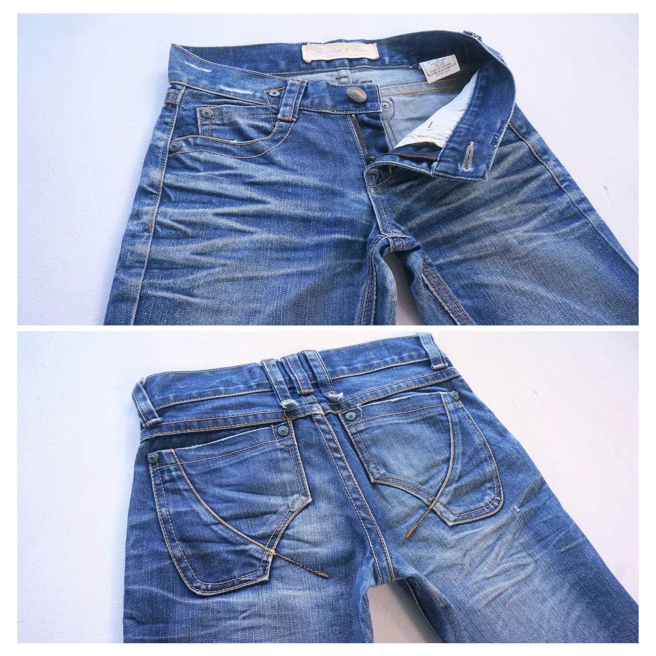 Vintage Jay's Denim Whiskers Jeans Size 28" / US 6 / IT 42 - 4 Thumbnail