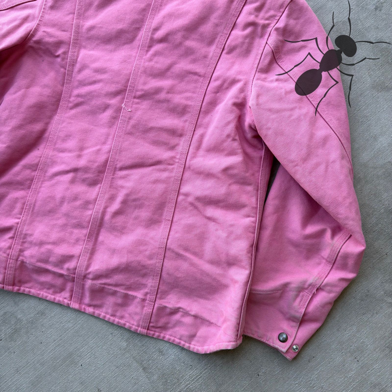Carhartt × Vintage Vintage Y2K Carhartt WOMENS WJ022 PKR pink Arctic jacket Size US L / EU 52-54 / 3 - 8 Thumbnail
