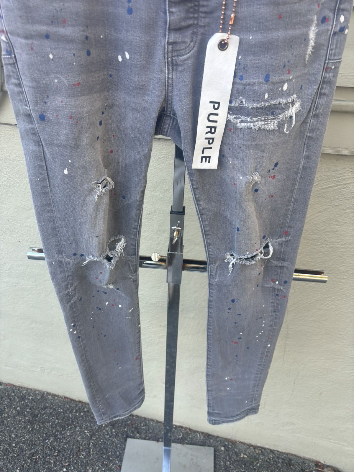 Purple Brand Purple brand jeans washed grey Size US 31 - 3 Thumbnail