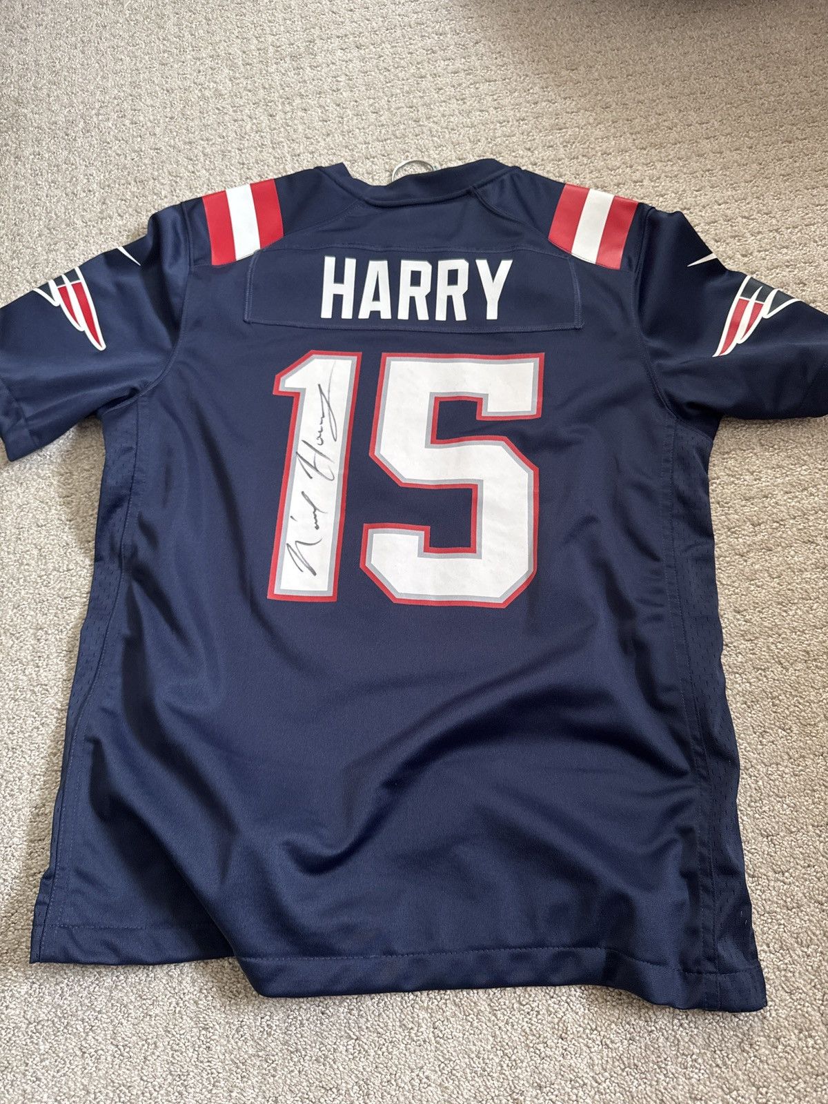Nike Signed Patriots N’Keal Harry Jersey Size US M / EU 48-50 / 2 - 1 Thumbnail