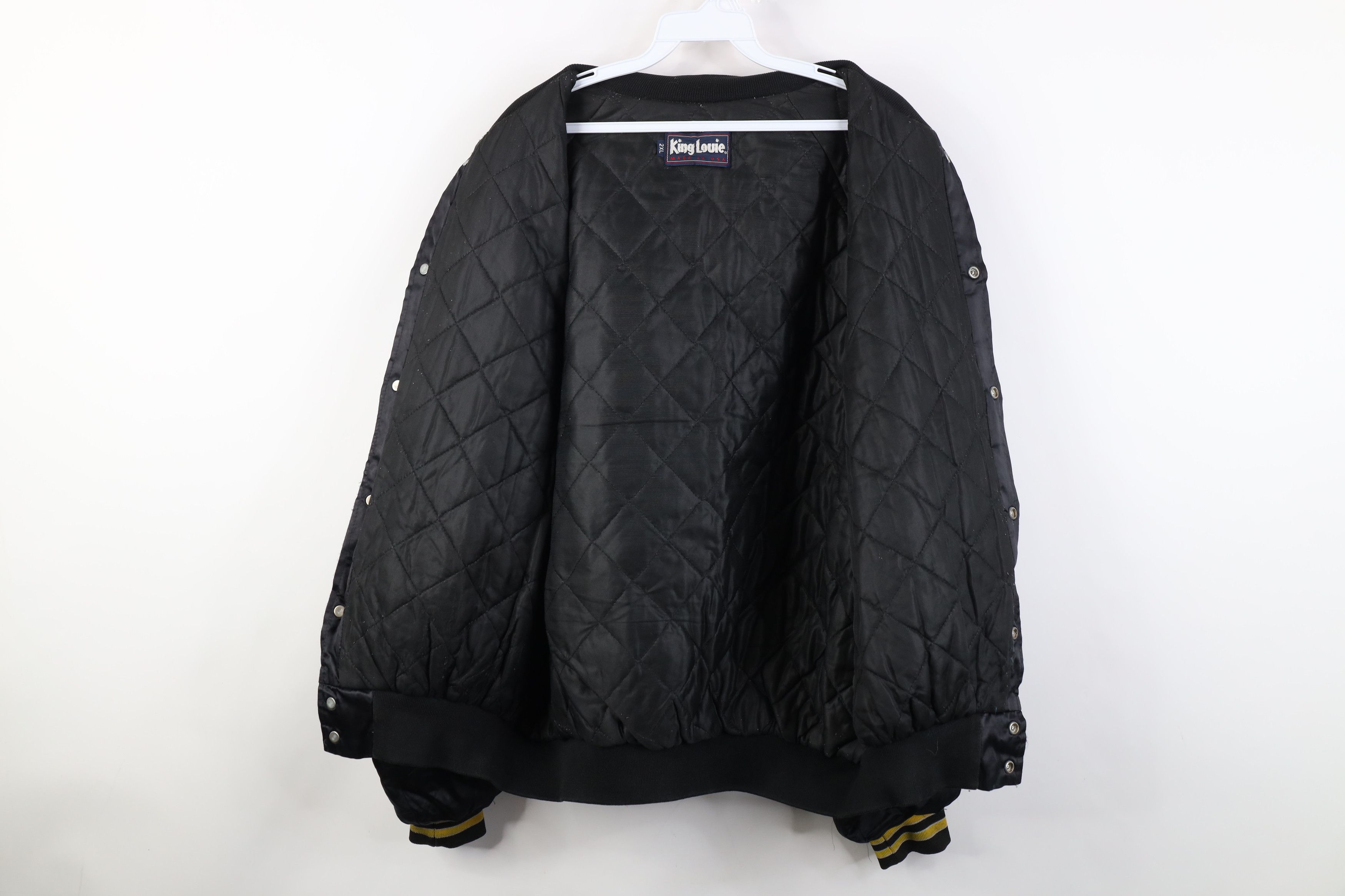 Vintage Vintage 80s Tavern Toledo Ohio Wolf Satin Bomber Jacket USA Size US XXL / EU 58 / 5 - 10 Thumbnail