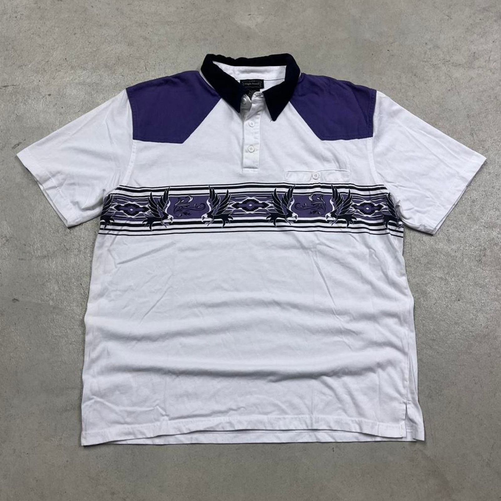 Wrangler 90s high noon western polo Size US L / EU 52-54 / 3 - 1 Thumbnail