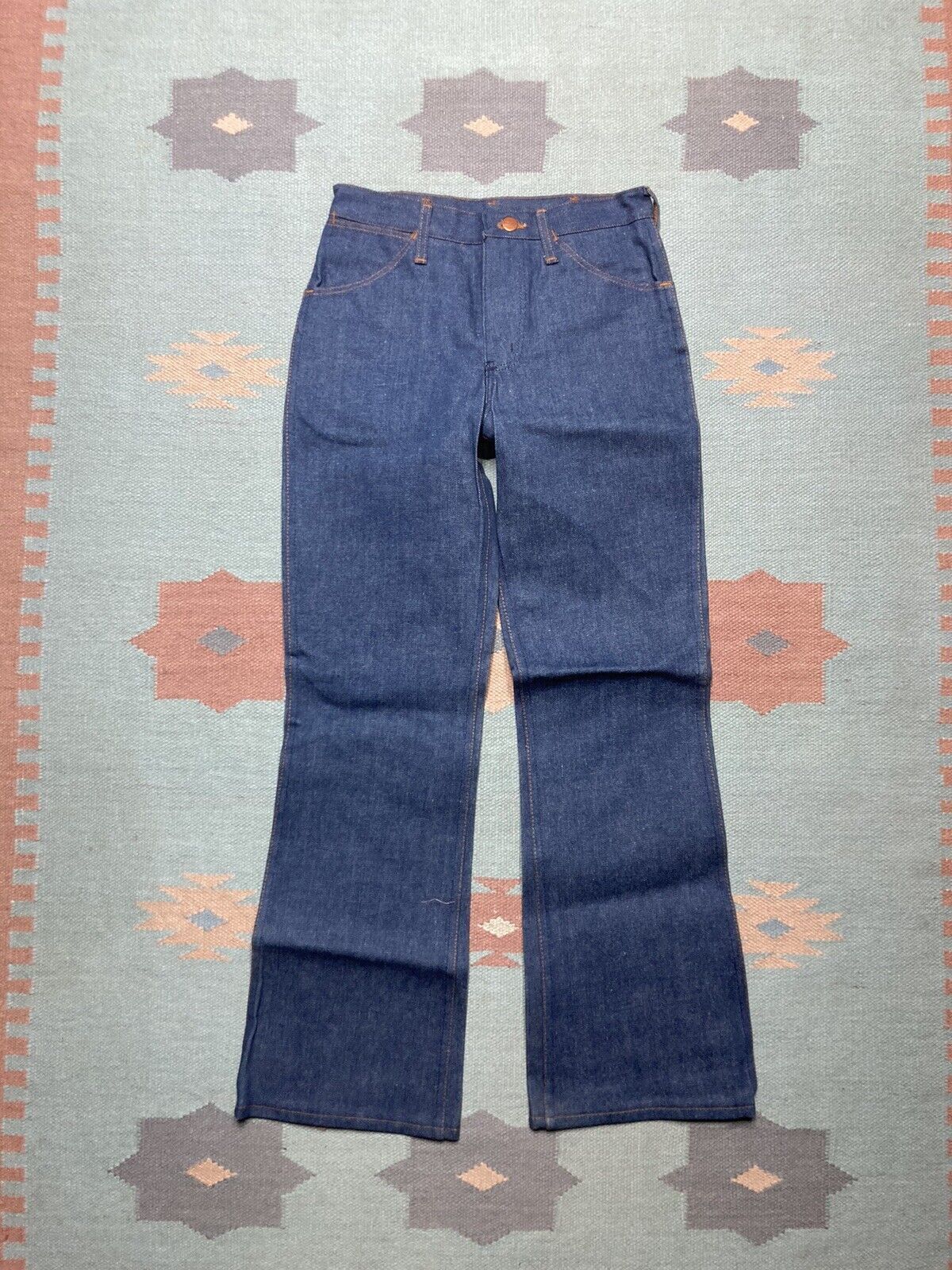 Vintage Vtg 70s maverick denim bell bottom jeans flare hippie 27x30 Size 27" / US 4 / IT 40 - 6 Thumbnail