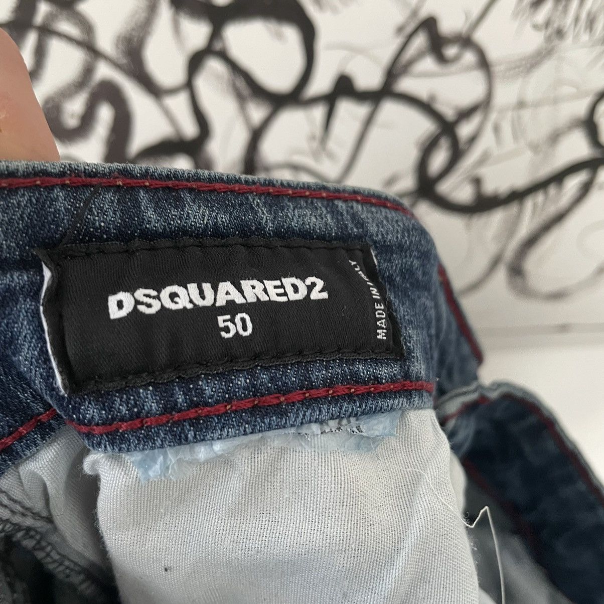 Dsquared2 Vintage Dsquared2 Distressed Denim Pants Size US 32 / EU 48 - 10 Thumbnail