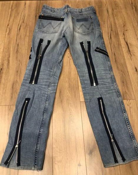 Number (N)ine Number (N)ine Asymmetrical multi-zipper jeans 2503-Nextarro Size US 30 / EU 46 - 9 Thumbnail