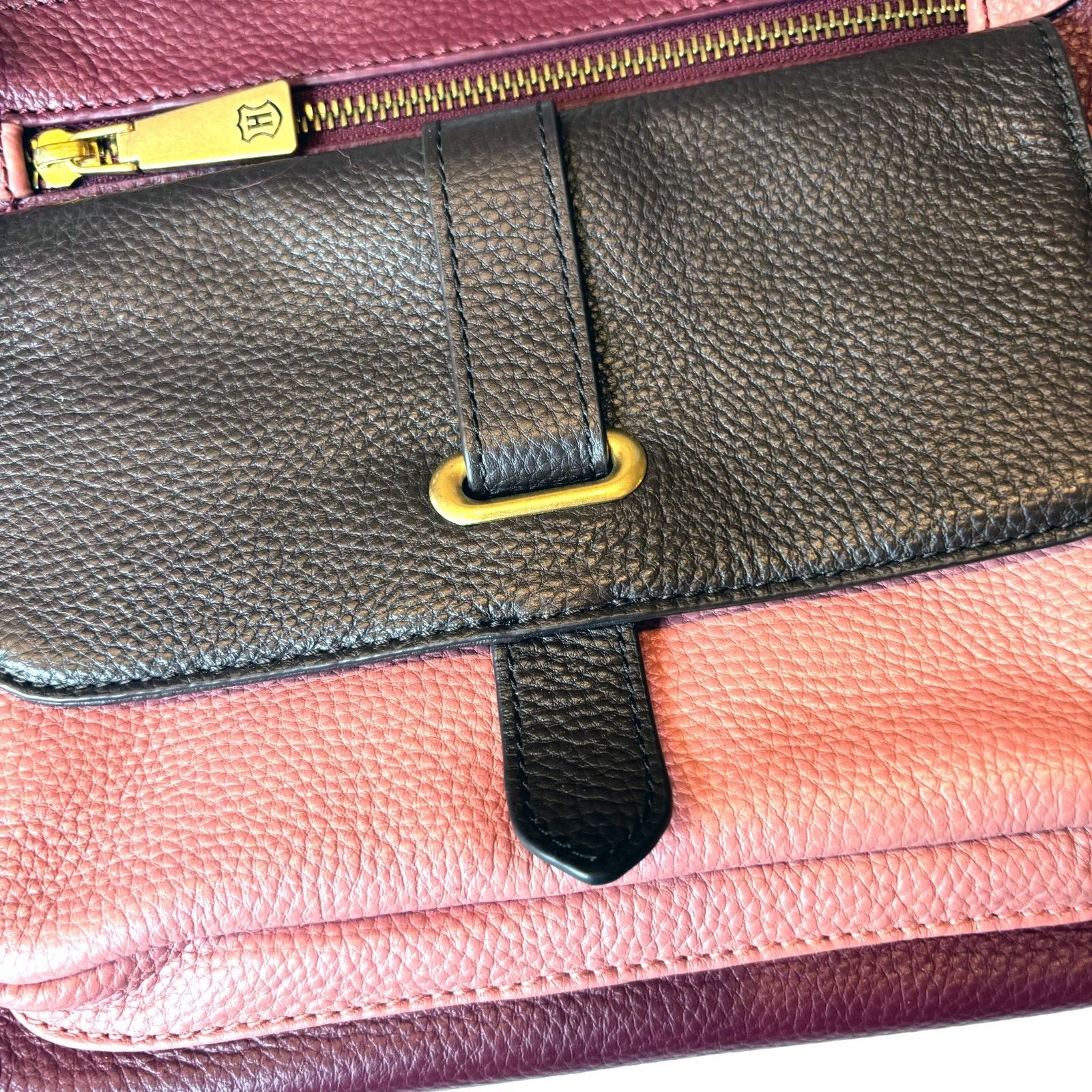 J.W. Hulme Co. J.W. Hulme Crossbody Shoulder Brown Colorblock Size ONE SIZE - 4 Thumbnail