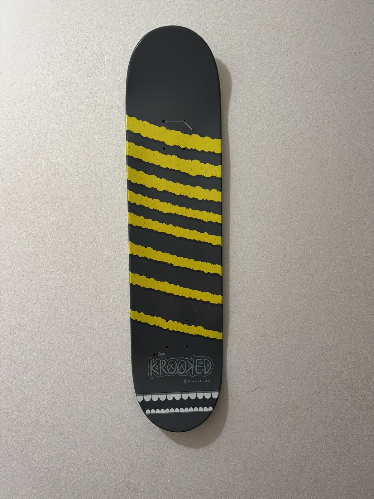Kaws × Krooked × Supreme KAWS x Krooked x Gonz Skate Deck (2004) – 207/500 – Rare Size ONE SIZE - 2 Thumbnail