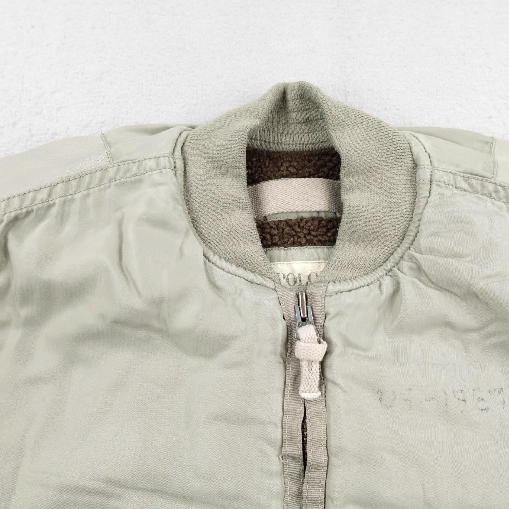 Ralph Lauren VINTAGE Ralph Lauren Jacket Mens L Green Bomber Polo Jeans Sherpa Coat Size US L / EU 52-54 / 3 - 2 Thumbnail