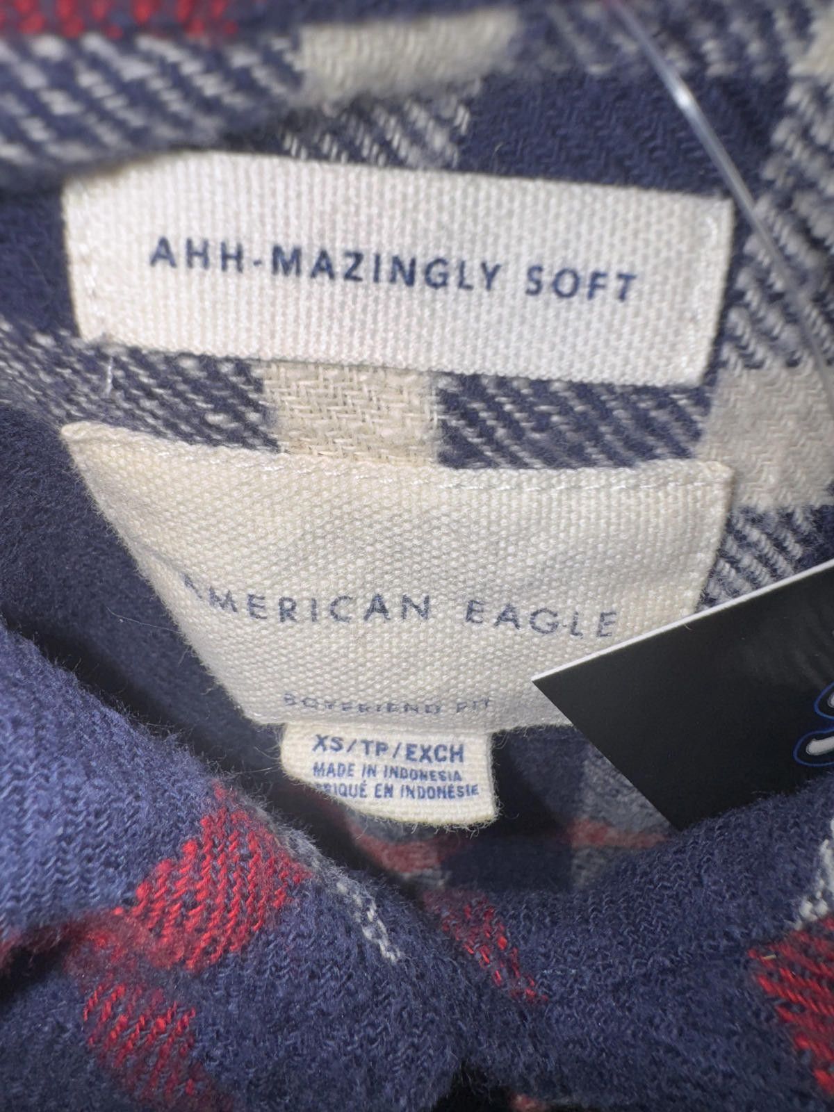 American Eagle Outfitters American Eagle Ahh-Mazingly Soft Plaid Flannel Shirt XS Size US XS / EU 42 / 0 - 3 Thumbnail