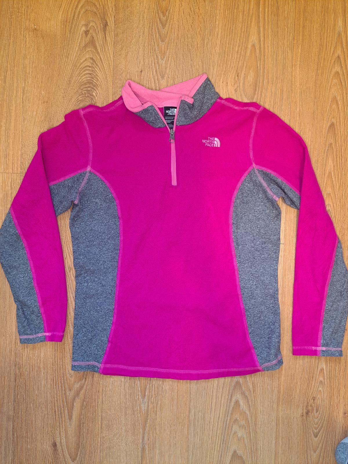 The North Face The North Face Quarter Zip Pullover Sweater Girls XL Pink Size XL / US 12-14 / IT 48-50 - 1 Thumbnail
