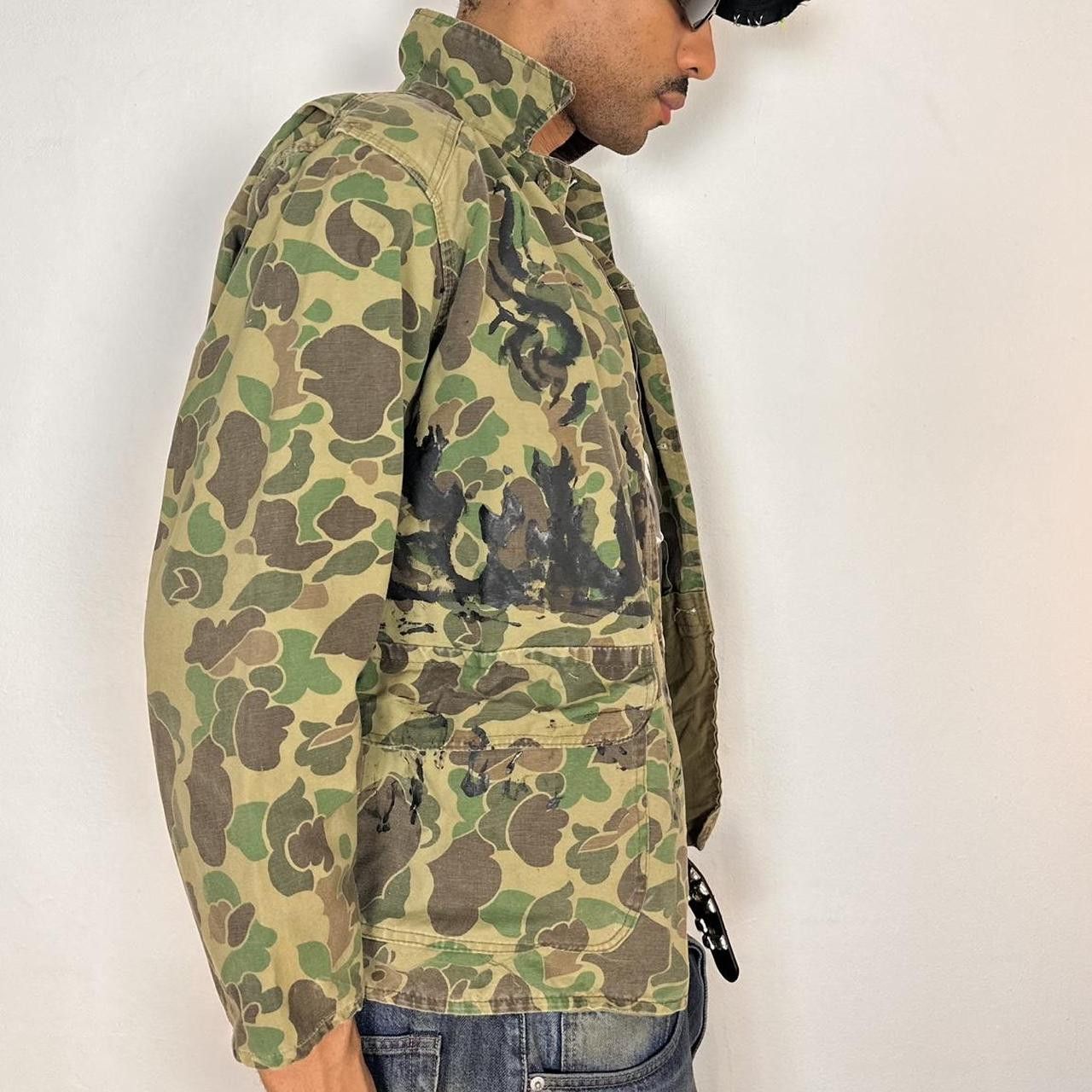 Other ASTROBOI* 'Flames' Green Camo Tattoo Print Jacket - Small Size US S / EU 44-46 / 1 - 5 Thumbnail