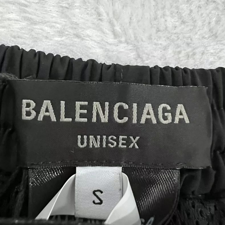 Balenciaga Balenciaga size S Black Letter Printed Elastic Waist Long Size US 27 - 3 Thumbnail
