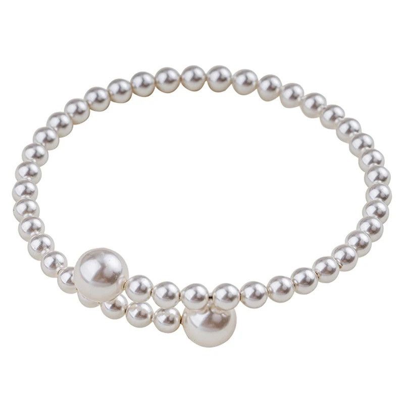 Other 1PC Imitation Pearl Bracelet Stretchable Size ONE SIZE - 3 Thumbnail